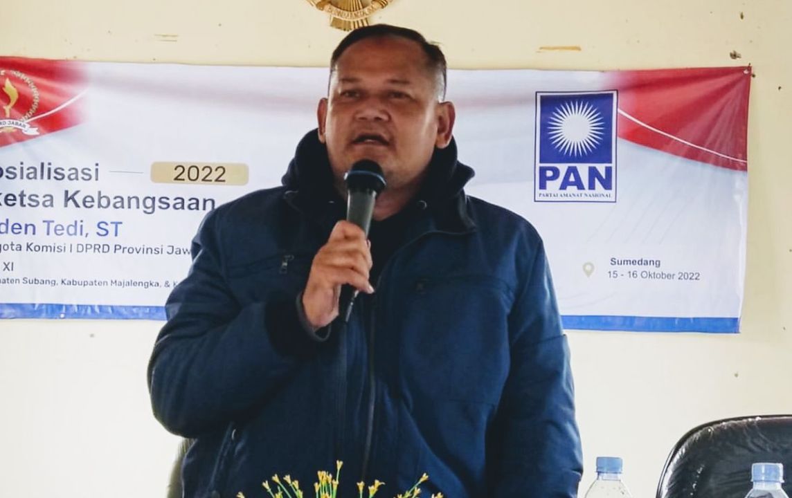 Anggota Komisi 1 DPRD Jabar Raden Tedi 