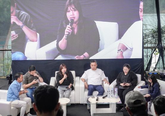 Diskusi bertajuk Transisi Energi Berkeadilan: Peluang, Tantangan, dan Strategi Implementasi Multi Pihak di Bandung, Sabtu (25/4/2026). 